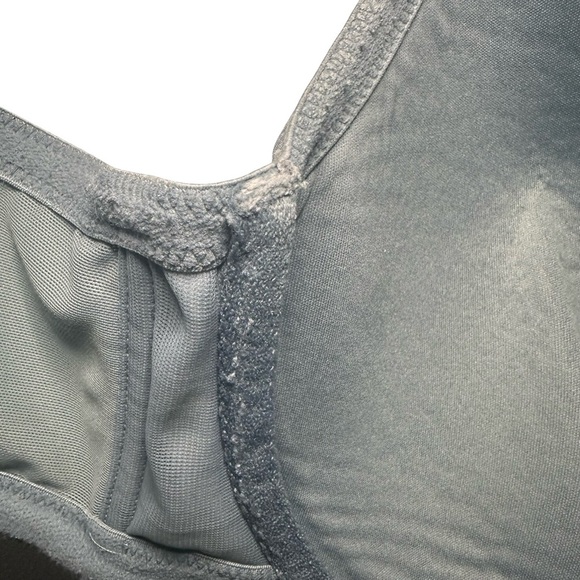 Cacique Lightly Lined Full Coverage Grey Lace Bra W Underwire size 38F - Picture 8 of 10